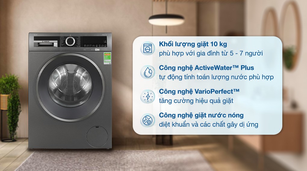 Máy giặt Bosch 10 kg WGG254A0VN