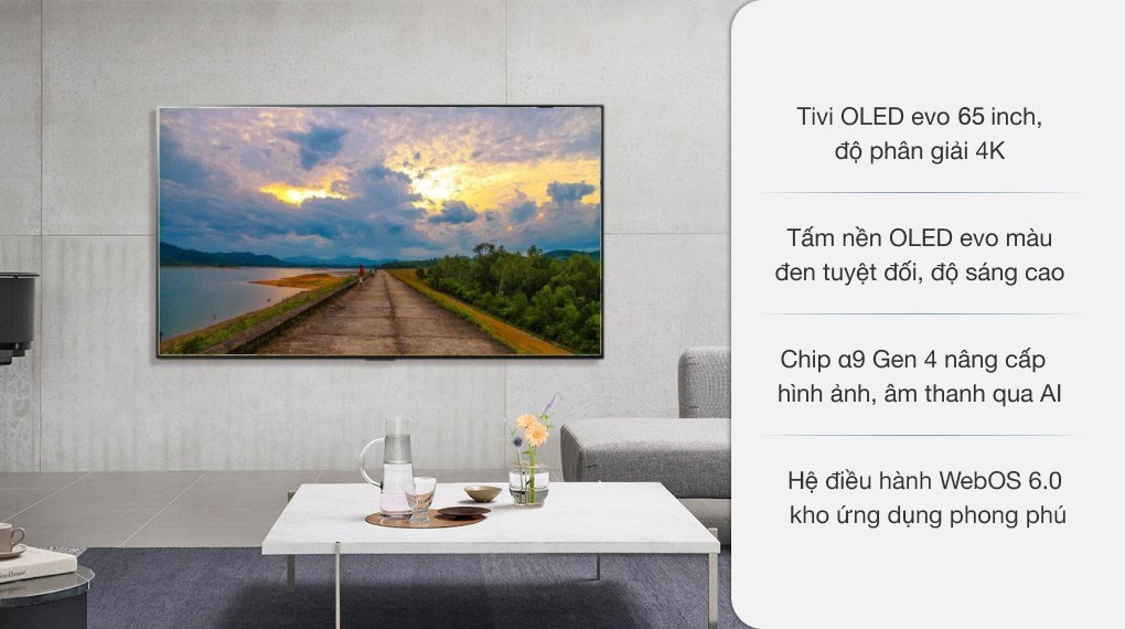 OLED Tivi 4K LG 65 inch 65G1PTA ThinQ AI