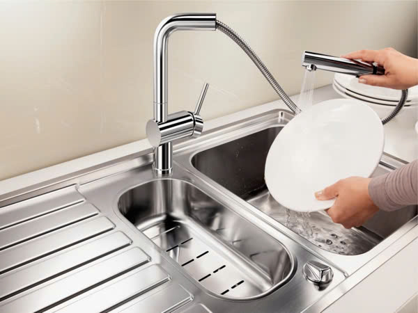 Vòi rửa bát Blanco MILA-S Chrome 524708