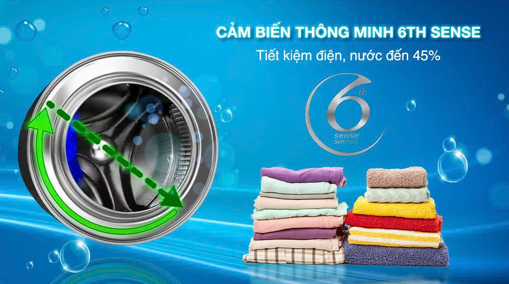 Máy giặt Whirlpool FreshCare Inverter 9 kg FWEB9002FW