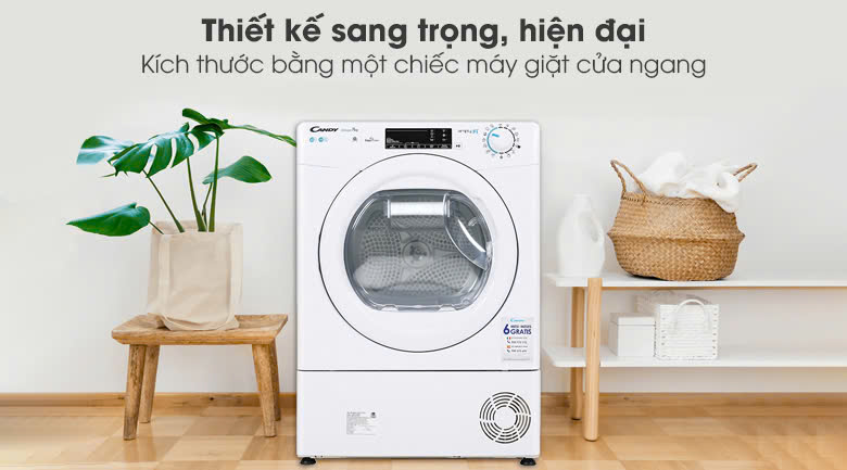 Máy sấy ngưng tụ Candy 10 kg CSO C10TE-S
