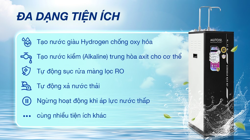 Máy lọc nước Ion Kiềm Hydrogen MP-S109H