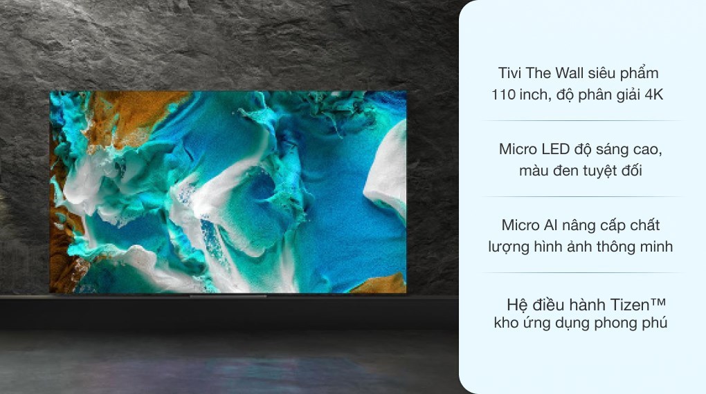 Smart Tivi The Wall Micro LED Samsung 4K 110 Inch MNA110MS1A