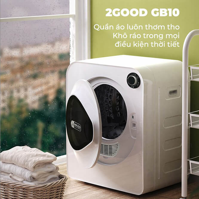 Máy sấy quần áo thông minh 2GOOD GB10