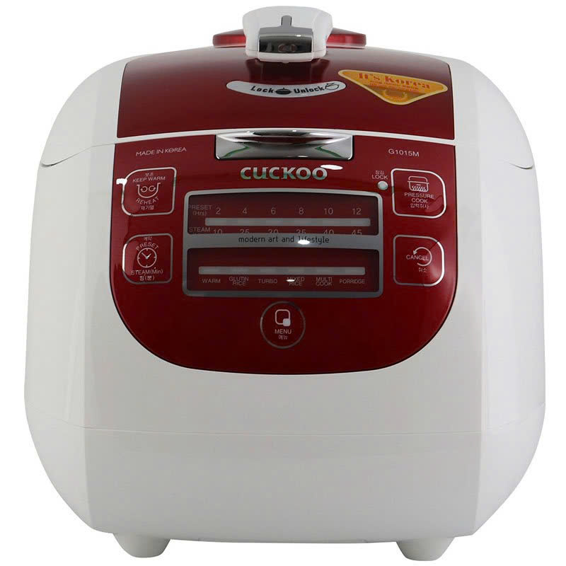 Nồi cơm điện tử áp suất Cuckoo 1.8 lít CRP-G1015MD ( màu đỏ)