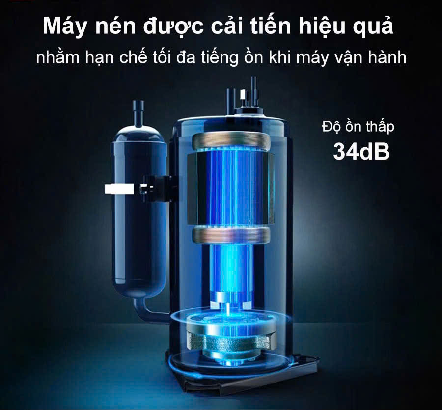 Máy hút ẩm không khí thông minh NEW WIDETECH 10L WDH27B10FW