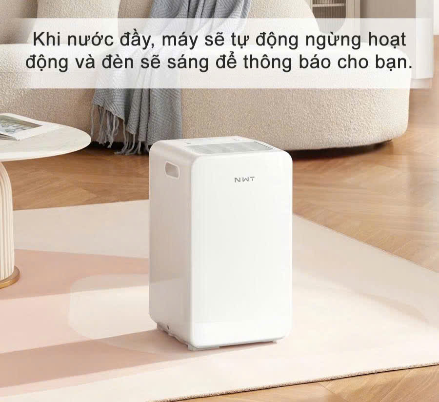 Máy hút ẩm không khí thông minh NEW WIDETECH 10L WDH27B10FW