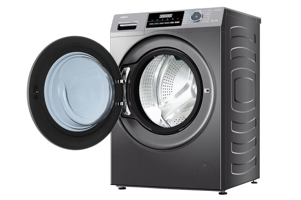 Máy giặt lồng ngang AQUA Inverter 8Kg AQD-A802G.S