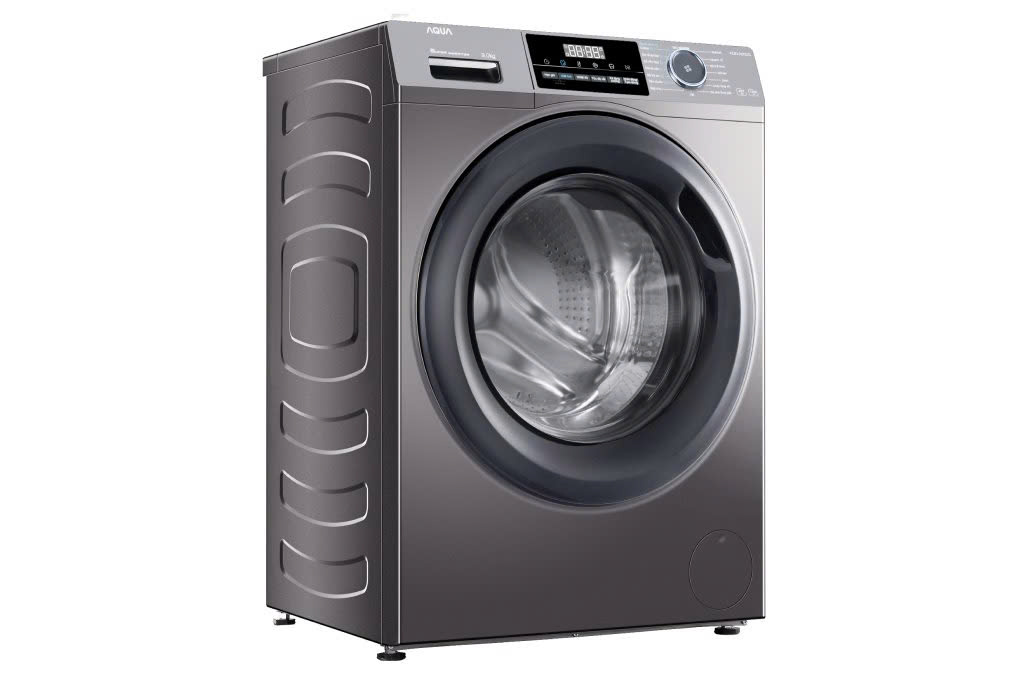 Máy giặt lồng ngang AQUA Inverter 8Kg AQD-A802G.S