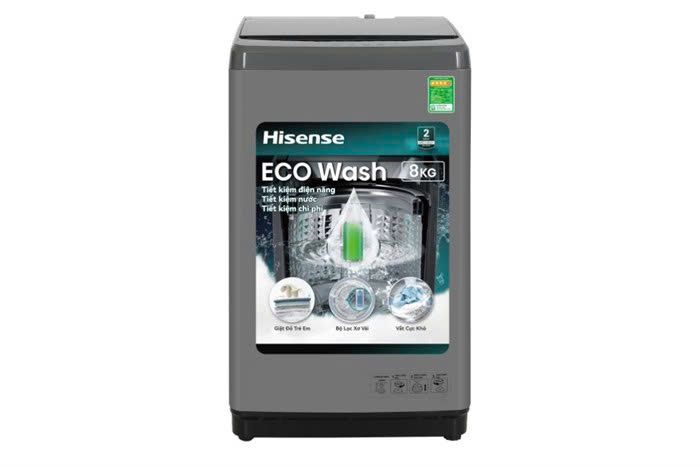Máy giặt Hisense 8 kg WTZQ8012UT
