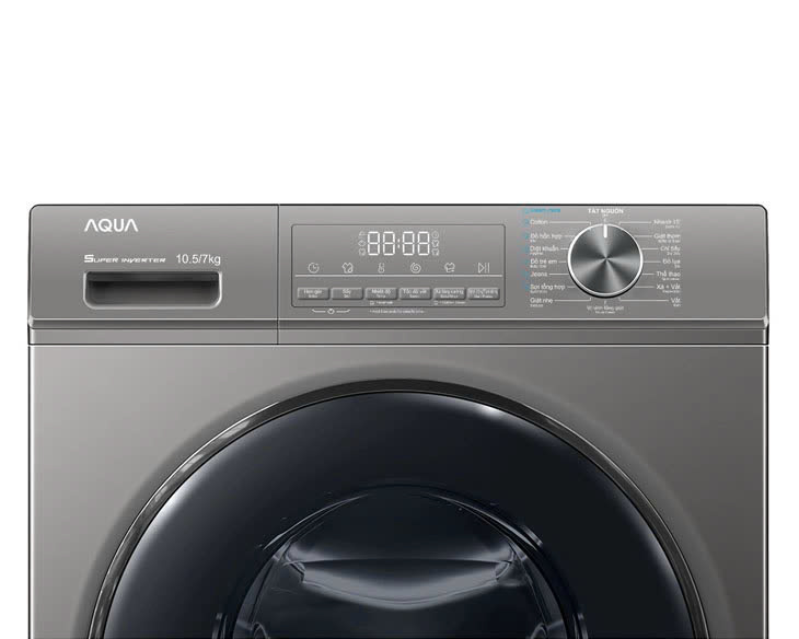 Máy giặt sấy Aqua Inverter giặt 13 kg - sấy 8 kg AQD-DH1300H PS