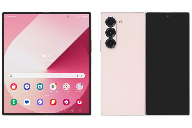 Điện thoại Samsung Galaxy Z Fold6 5G 12GB/1TB Hồng