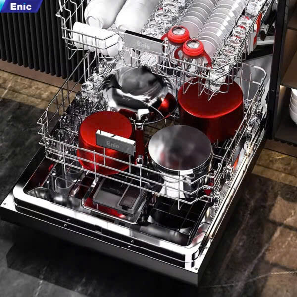 Máy rửa bát lồng kính 16 bộ Enic C6