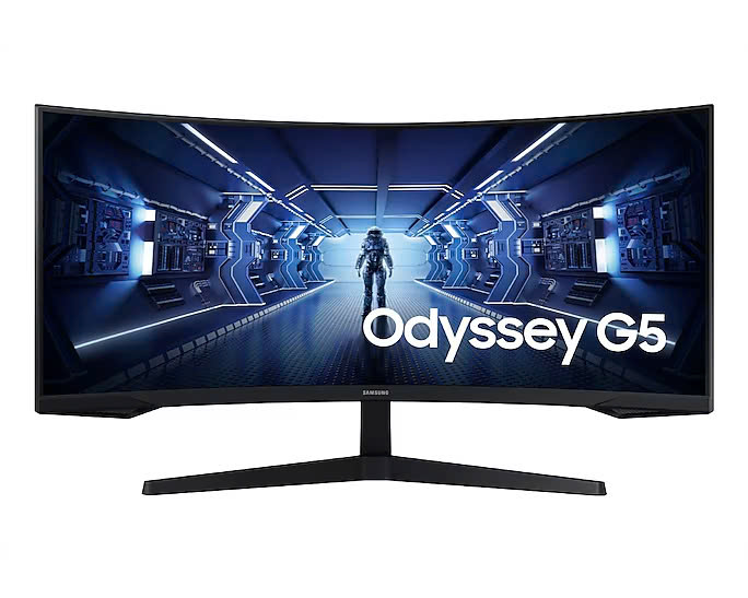 34 Inch Odyssey G5 G55T WQHD 165Hz Màn hình Gaming
