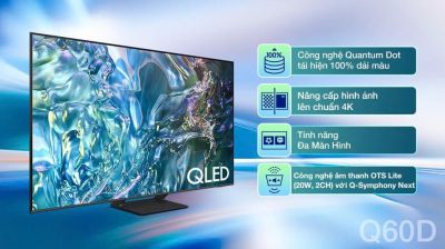 Smart Tivi QLED Samsung 4K 75 Inch QA75Q60DA