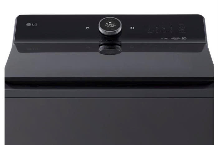 Máy giặt lồng đứng LG AI DD™ Inverter 25kg màu đen TX2725AT9G
