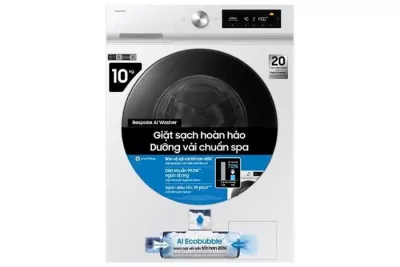 Máy giặt Samsung Bespoke AI EcoBubble Inverter 10 kg WW10DB7U34GWSV