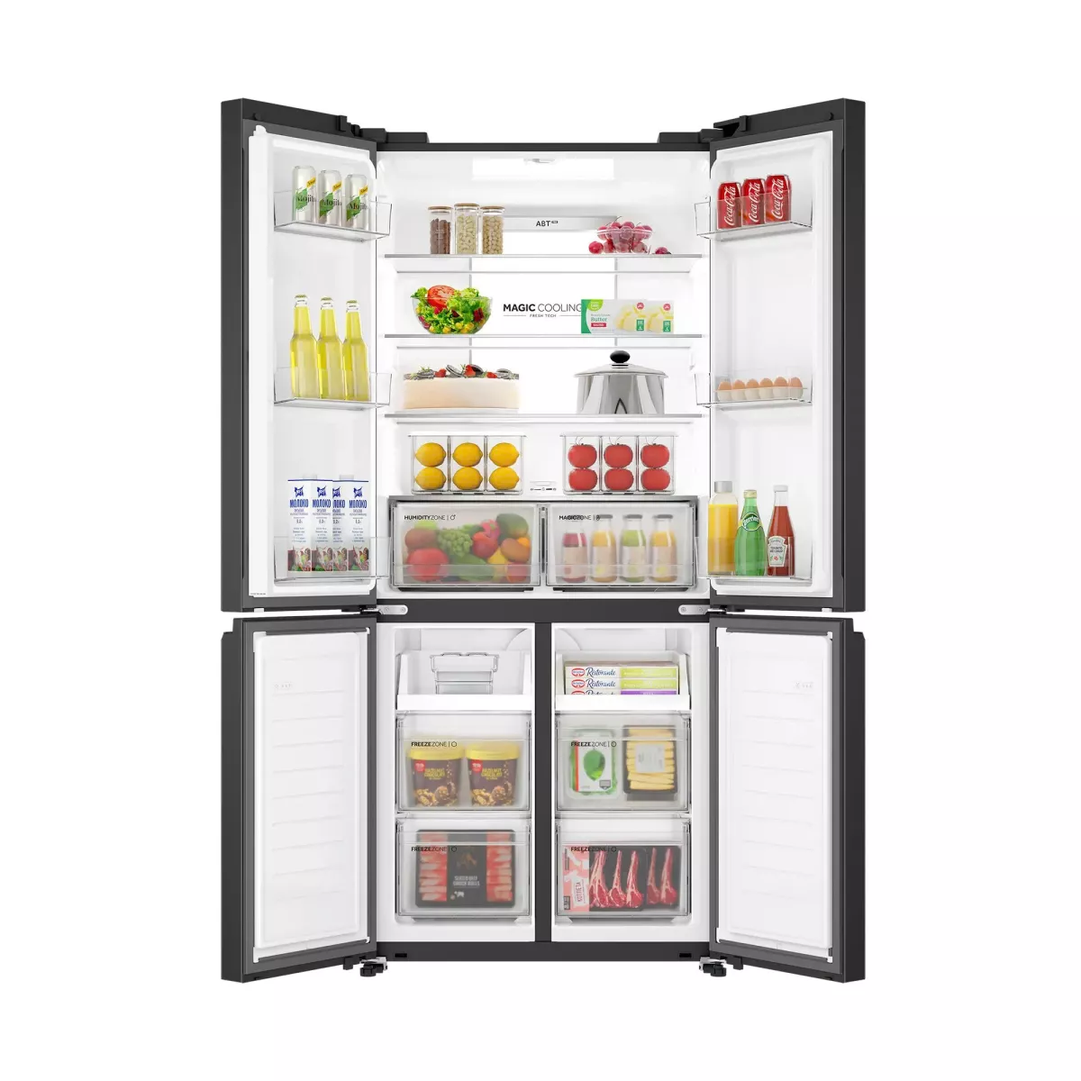 Tủ lạnh Multi Door Aqua Inverter 529 lít AQR-M600XA(GB)