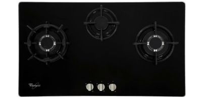 Bếp Gas Âm Whirlpool 90cm 3B Mặt Kính AKC930C/BLV, Đen