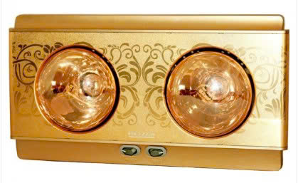 Đèn sưởi 2 bóng treo tường Heizen – HE2B