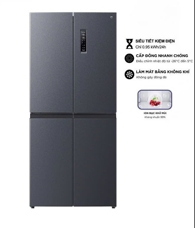 Tủ lạnh Xiaomi 4 cánh Mijia 606L BCD-606MWFSA
