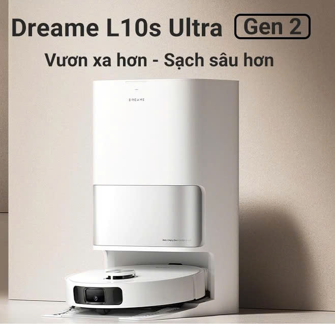 Robot hút bụi lau nhà Dreame L10s Ultra Gen 2