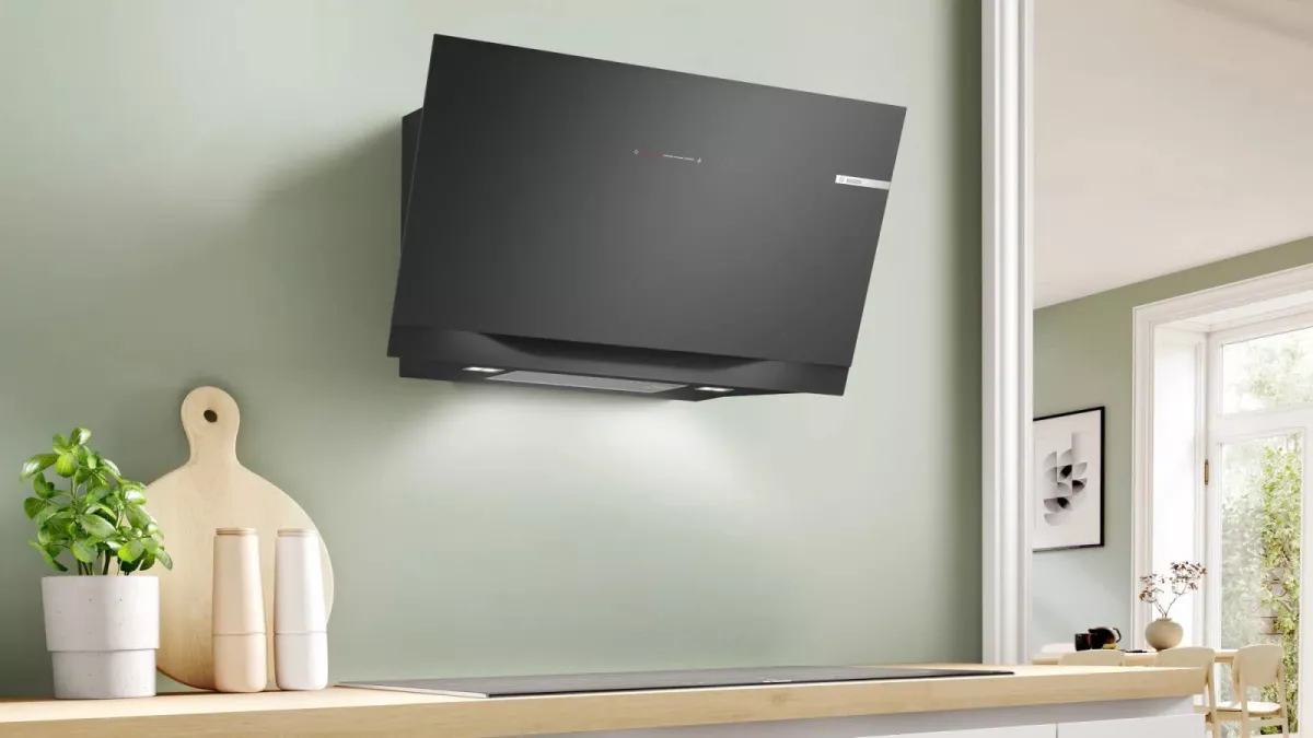 MÁY HÚT MÙI GẮN TƯỜNG BOSCH DWK91LT60 SERIE 8 NGANG 90CM MÀU ĐEN