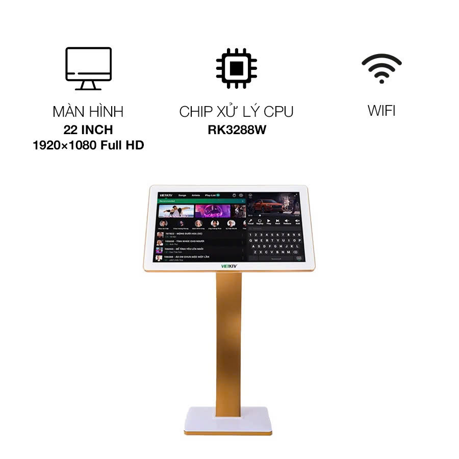 Màn hình cảm ứng điện dung Việt KTV GOLD 22G