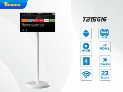 Màn hình cảm ứng di động thông minh 22 inch Tomko GoWithMe T215G16 Trắng có camera