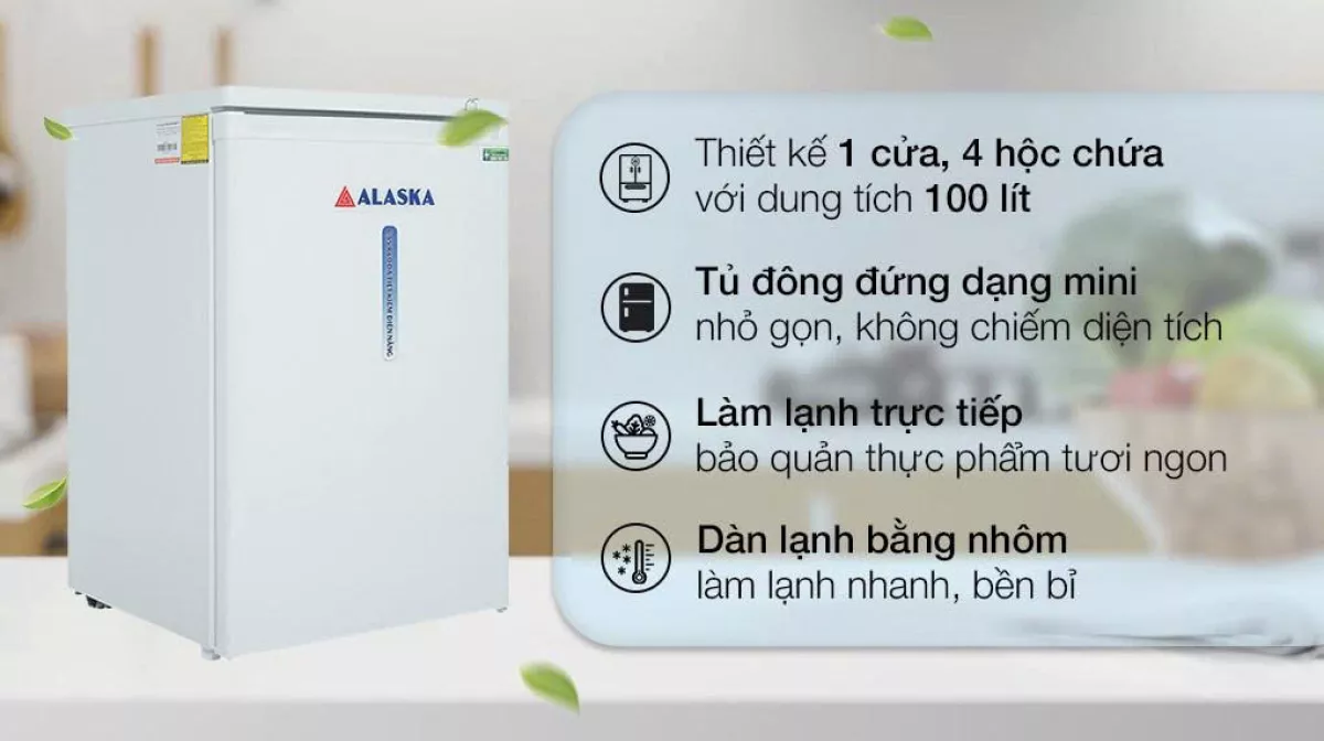 Tủ đông Alaska 100 lít IF 11
