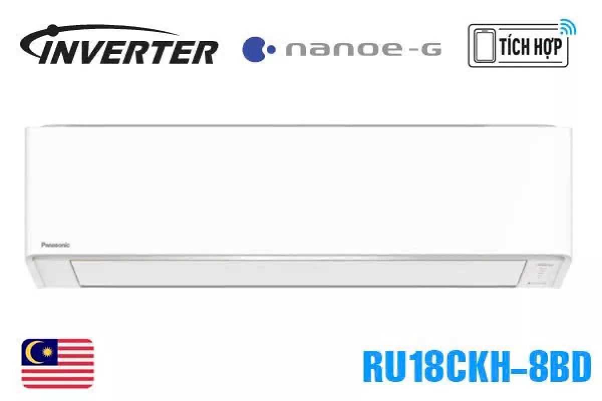Điều hòa Panasonic inverter 18000 BTU 1 chiều RU18CKH-8BD