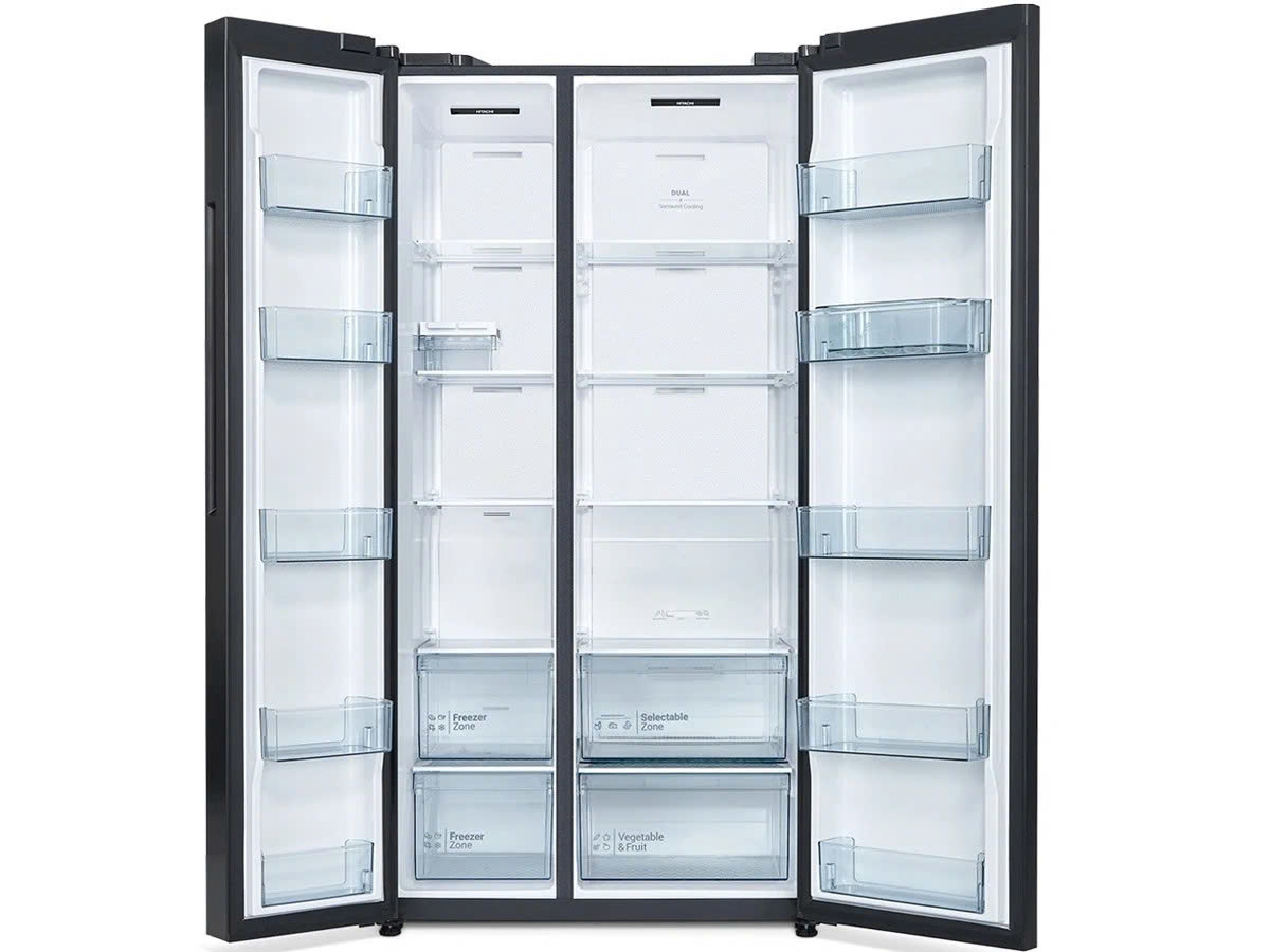 Tủ lạnh Side By Side Hitachi Inverter 656 lít HRSN9713ESGBKVN