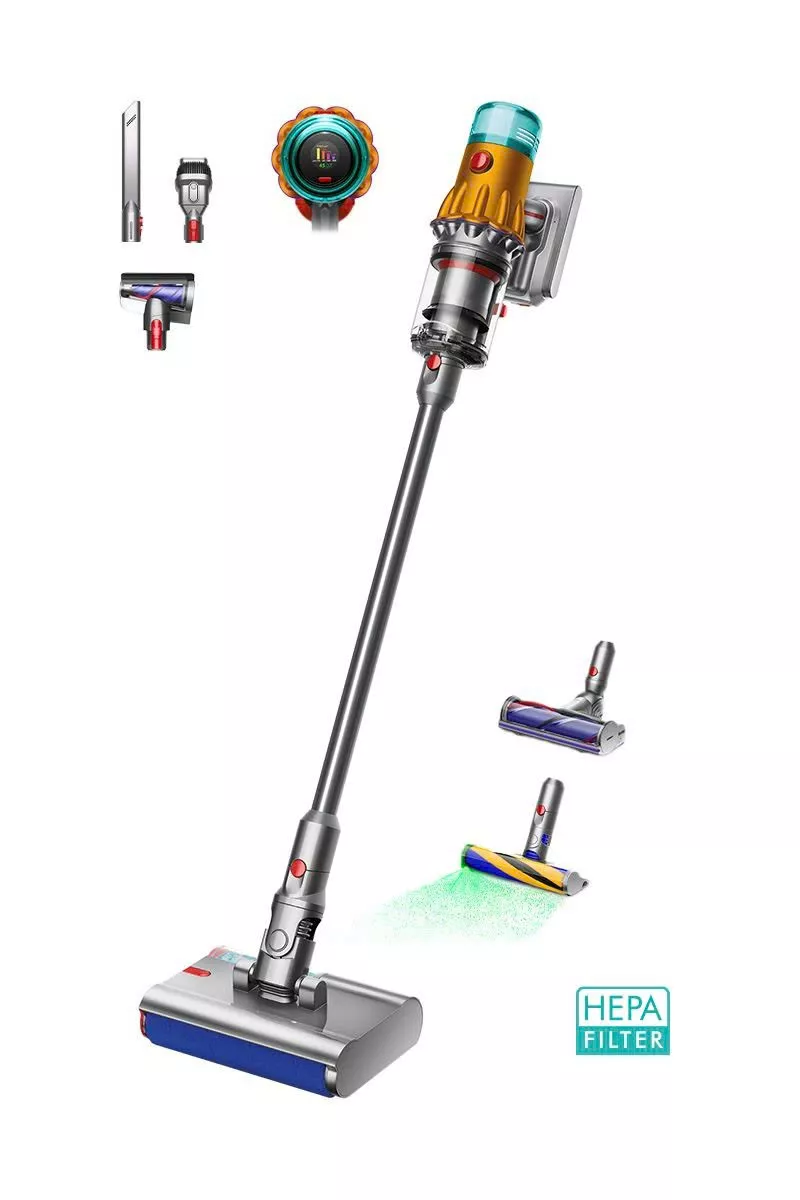 Máy hút bụi khô và ướt Dyson V12s Detect Slim Submarine Complete (Vàng/Nickel)