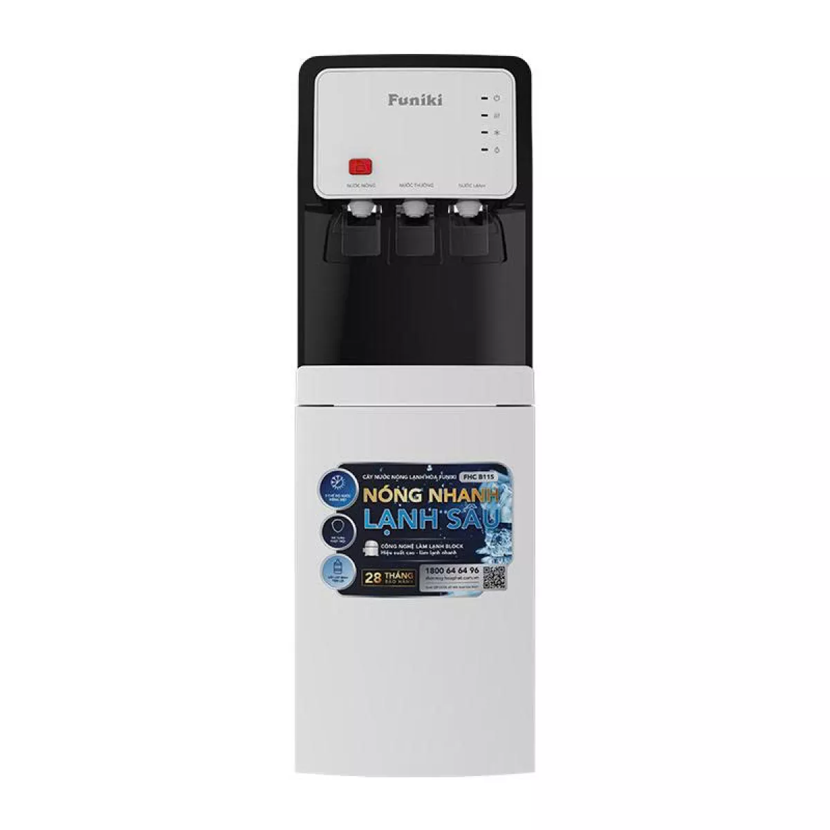 Cây nước nóng lạnh hút bình Funiki FHC B115