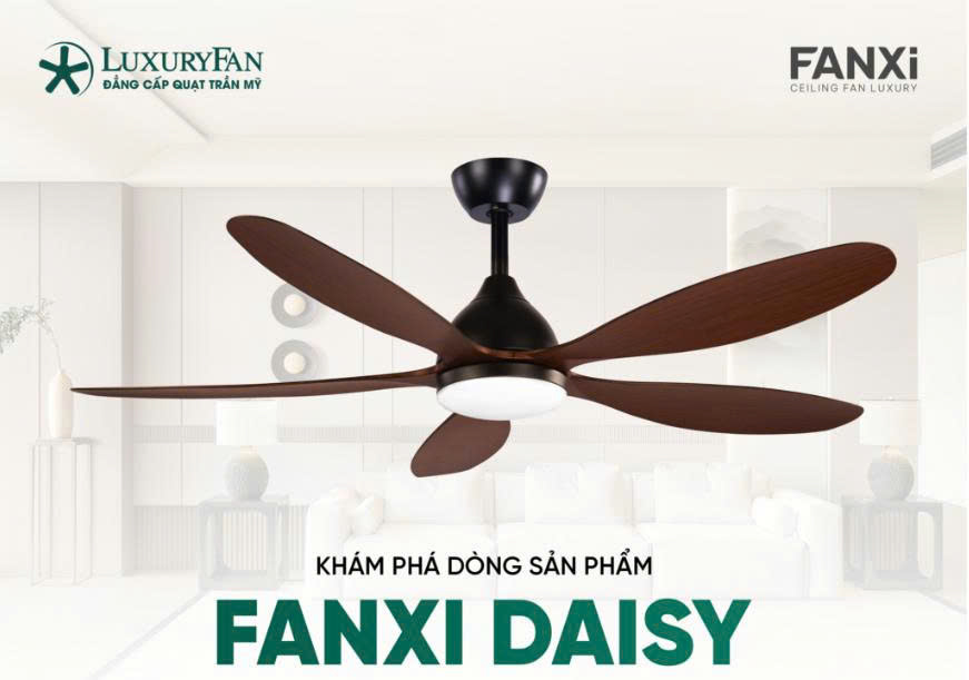 Quạt trần FANXI DAISY BL