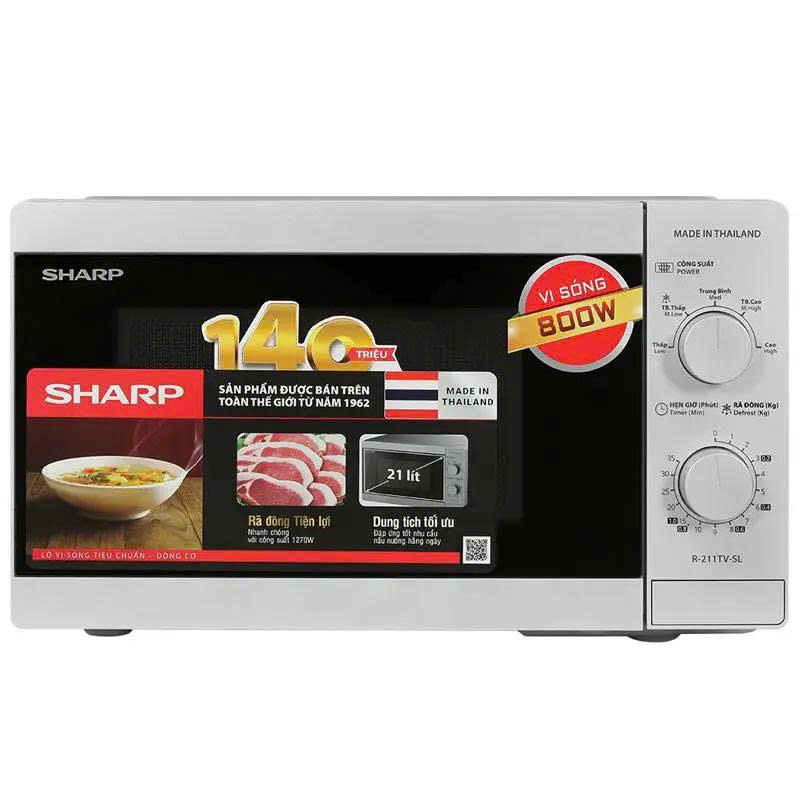 Lò vi sóng 21L Sharp R-211TV-SL