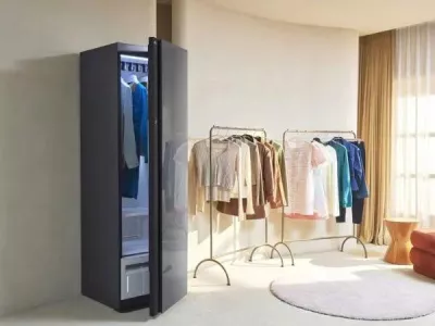 Tủ giặt hấp sấy LG styler SC5GMR8GH nội địa Hàn, 5 móc (mặt gương có tích hợp Ai)