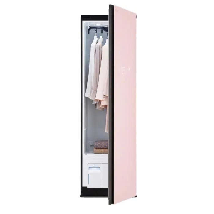 Tủ giặt hấp sấy LG Styler S5BBPU nội địa Hàn, 5 móc, màu hồng ( Hồng pastel)