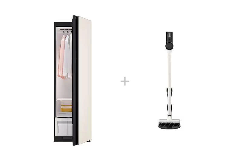 Tủ chăm sóc quần áo thông minh LG Styler Inverter 5 móc SC5MBR80H ( màu be)