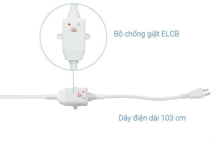 Bình nước nóng gián tiếp Ariston 30 lít 2500W SLIM3 30 LUX
