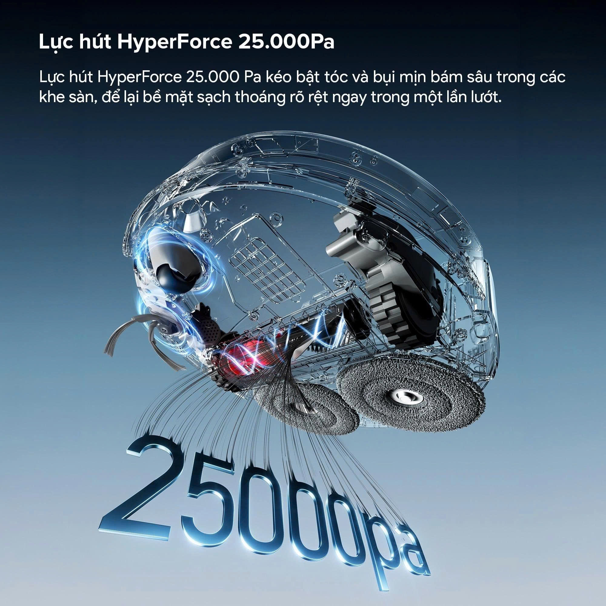 Robot hút bụi lau nhà Roborock Qrevo Edge 2 - Đen
