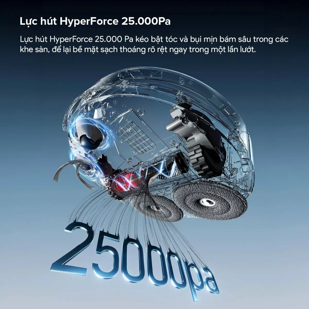 Robot hút bụi lau nhà Roborock Qrevo Edge 2 - Đen
