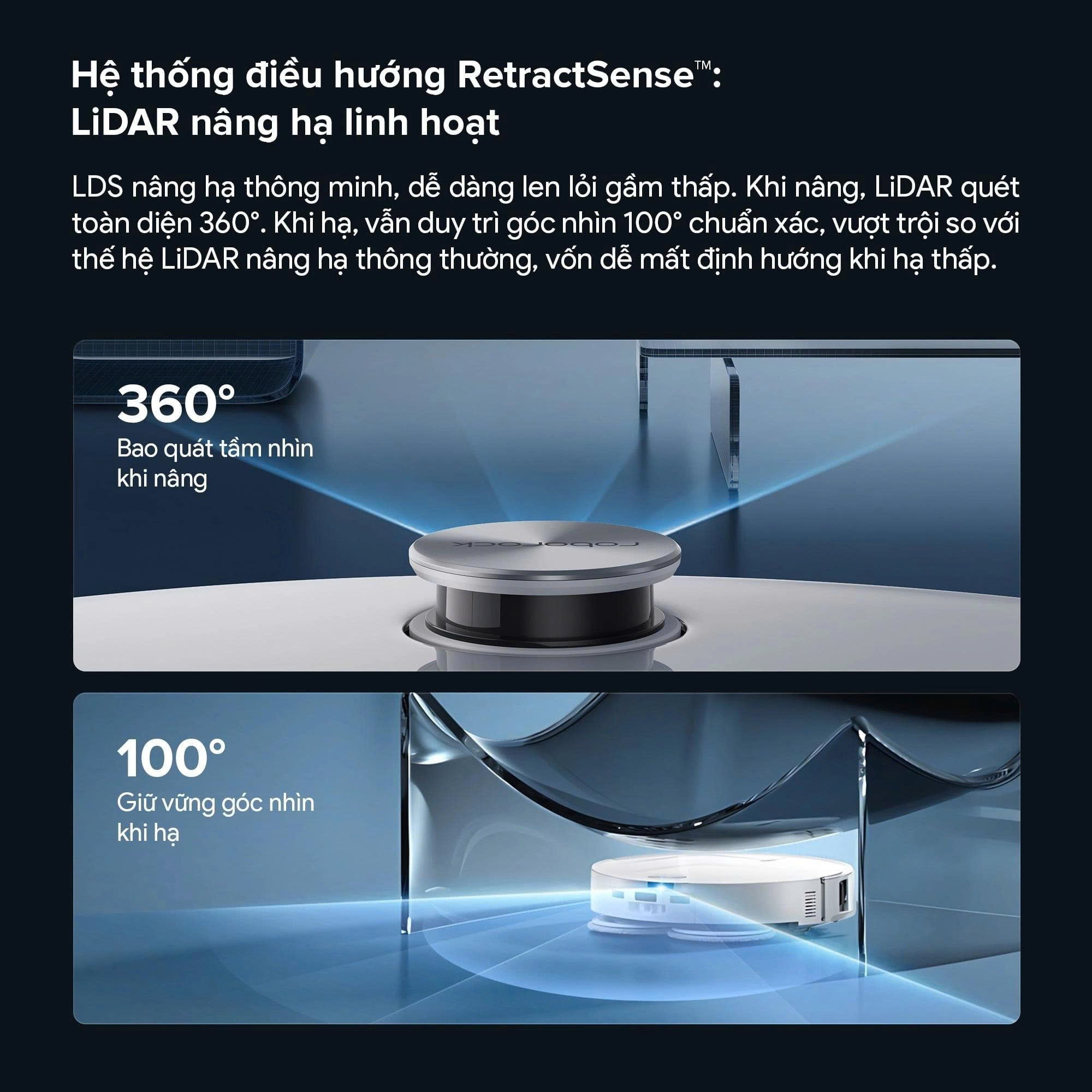 Robot hút bụi lau nhà Roborock Qrevo Edge 2 - Đen