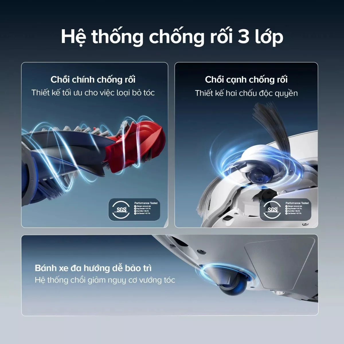 Robot hút bụi lau nhà Roborock Qrevo Edge 2 - Đen