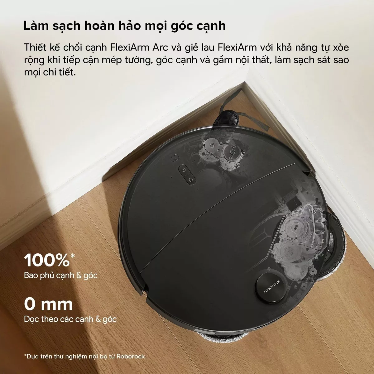 Robot hút bụi lau nhà Roborock Qrevo Edge 2 - Đen