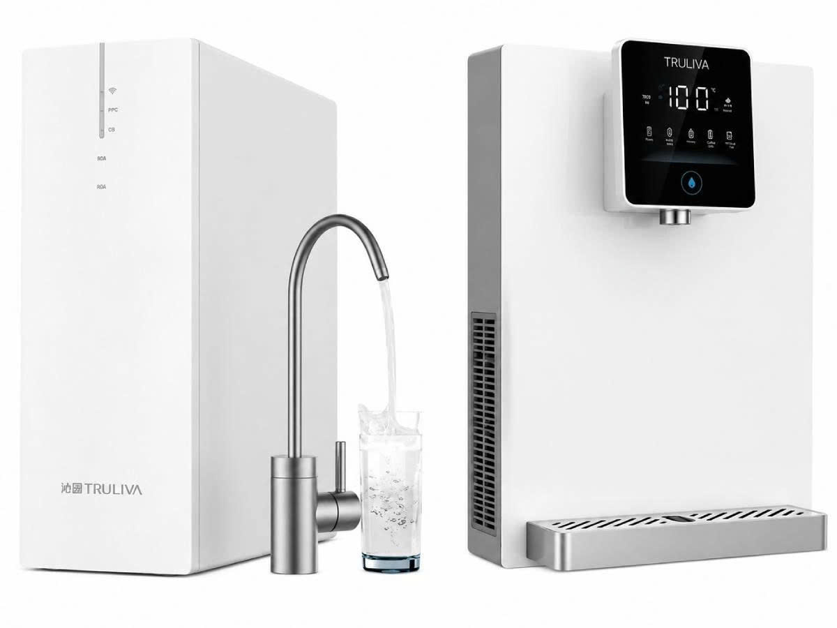 Combo máy lọc nước Truliva UR3626 và máy nóng lạnh treo tường Truliva W6412