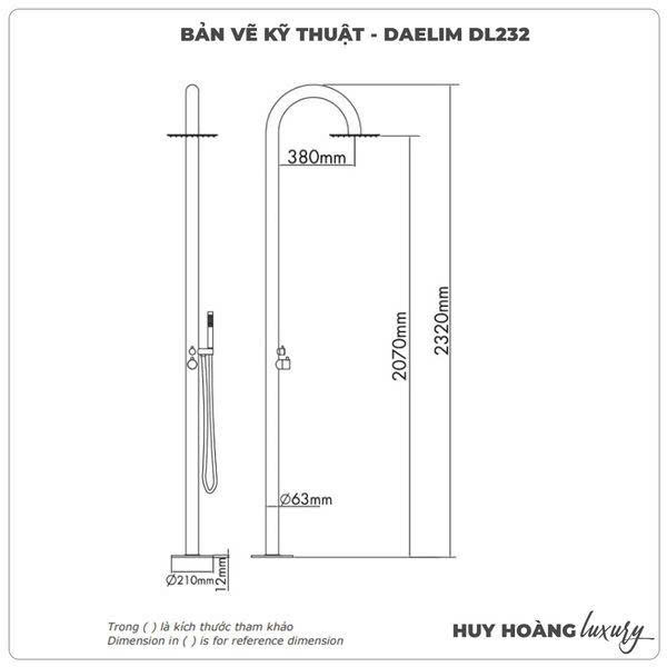 Sen cây tắm tráng bể bơi DEALIM DL232