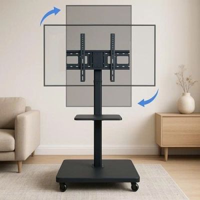 Giá Treo Tivi Di Động KM-XZ1600 (32"- 65") Xoay Tivi Ngang Dọc 90 Độ