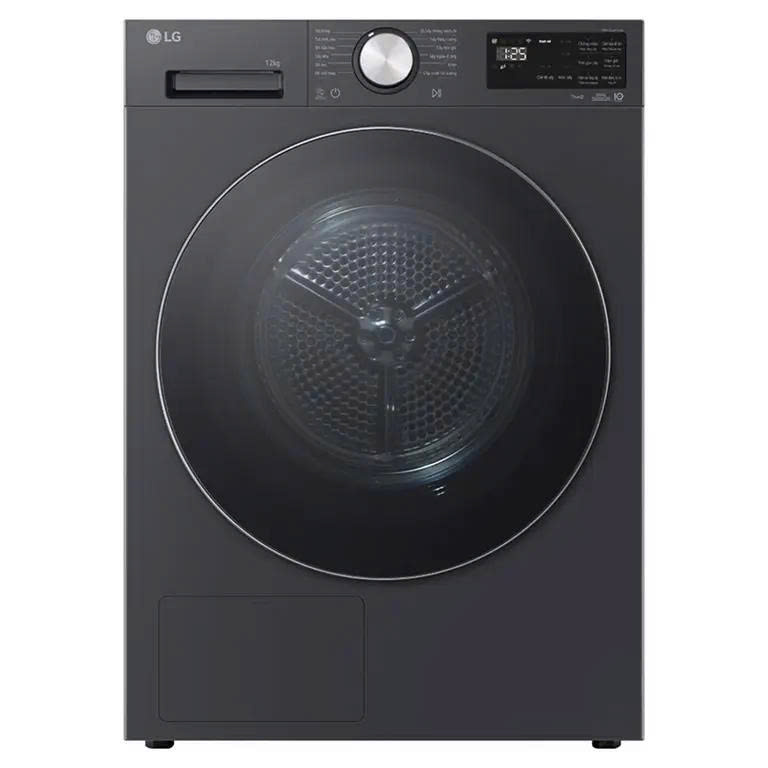 Máy sấy LG AI DUAL Inverter Heat Pump™ 12kg than ánh kim RX12VHP5G