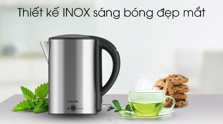 Bình đun siêu tốc Philips 1.7 lít HD9316